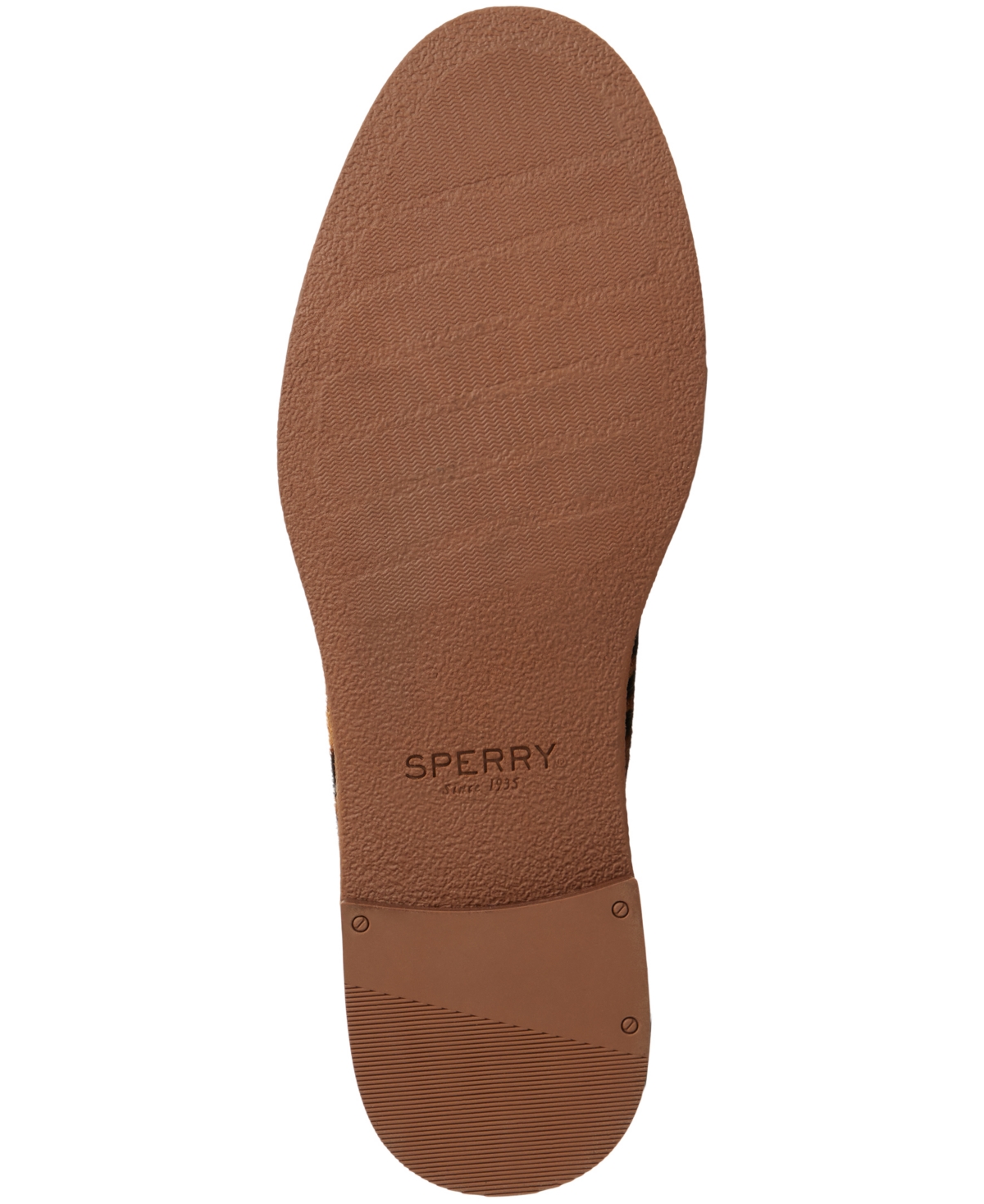 Sperry Seaport Genuine Calf Hair Penny Loafer In Brown