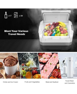 58 Quart Portable Electric Camping Car Cooler