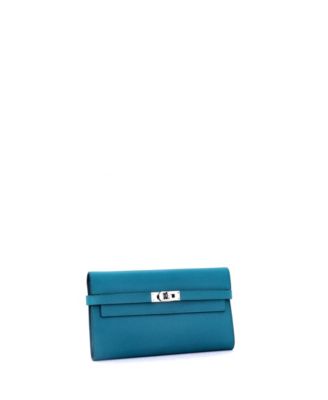 Pre-Owned Hermes Long Kelly Wallet Epsom