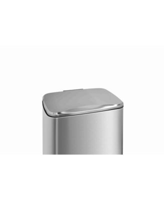 8 Gal./30 Liter Rectangular Stainless Steel step-on Trash Can for kitchen