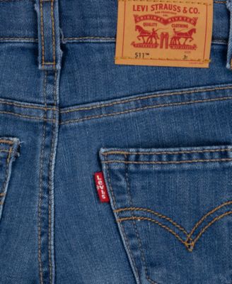 Toddler Boys Slim Fit Stretch Denim Performance Shorts