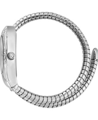 Women's Silver Stainless Steel Bracelet Watch, 35mm