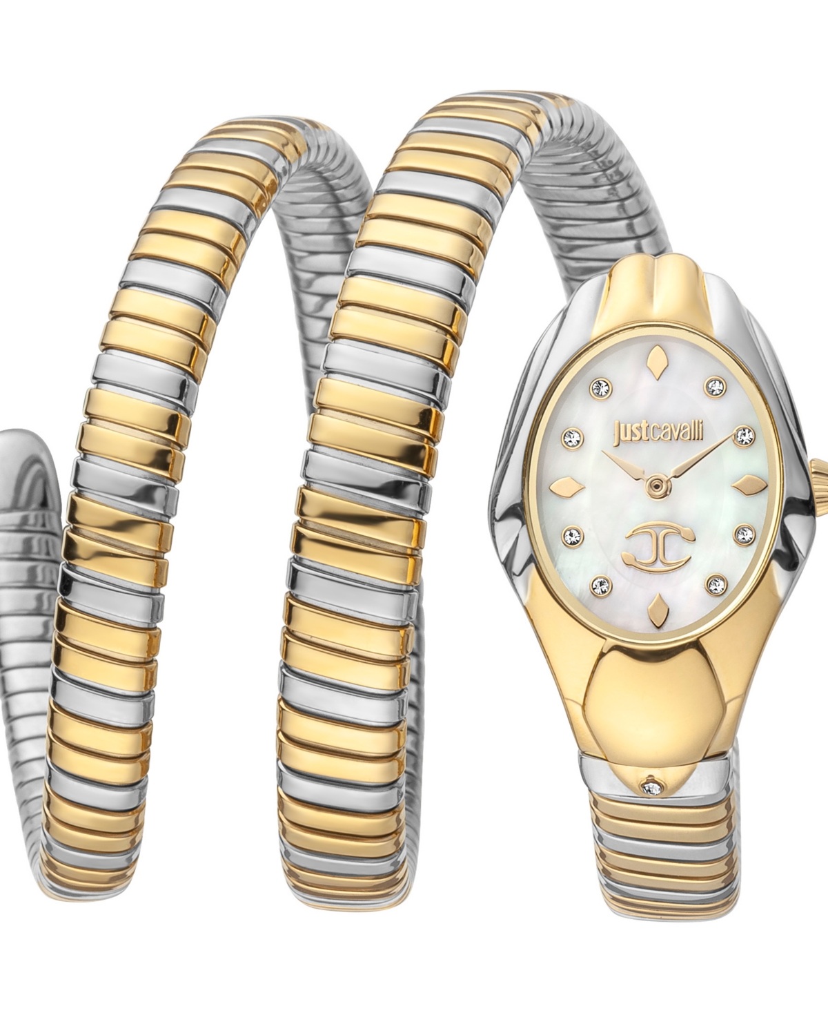 Women's Silver Stainless Steel Bracelet Watch, 35mm - Silver