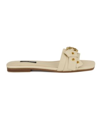 Women's Missj Buckle Slip-On Flat Sandals
