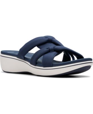 Clarks Cloudsteppers Breeze Rae Cam Slip-On Flat Sandals Macy's