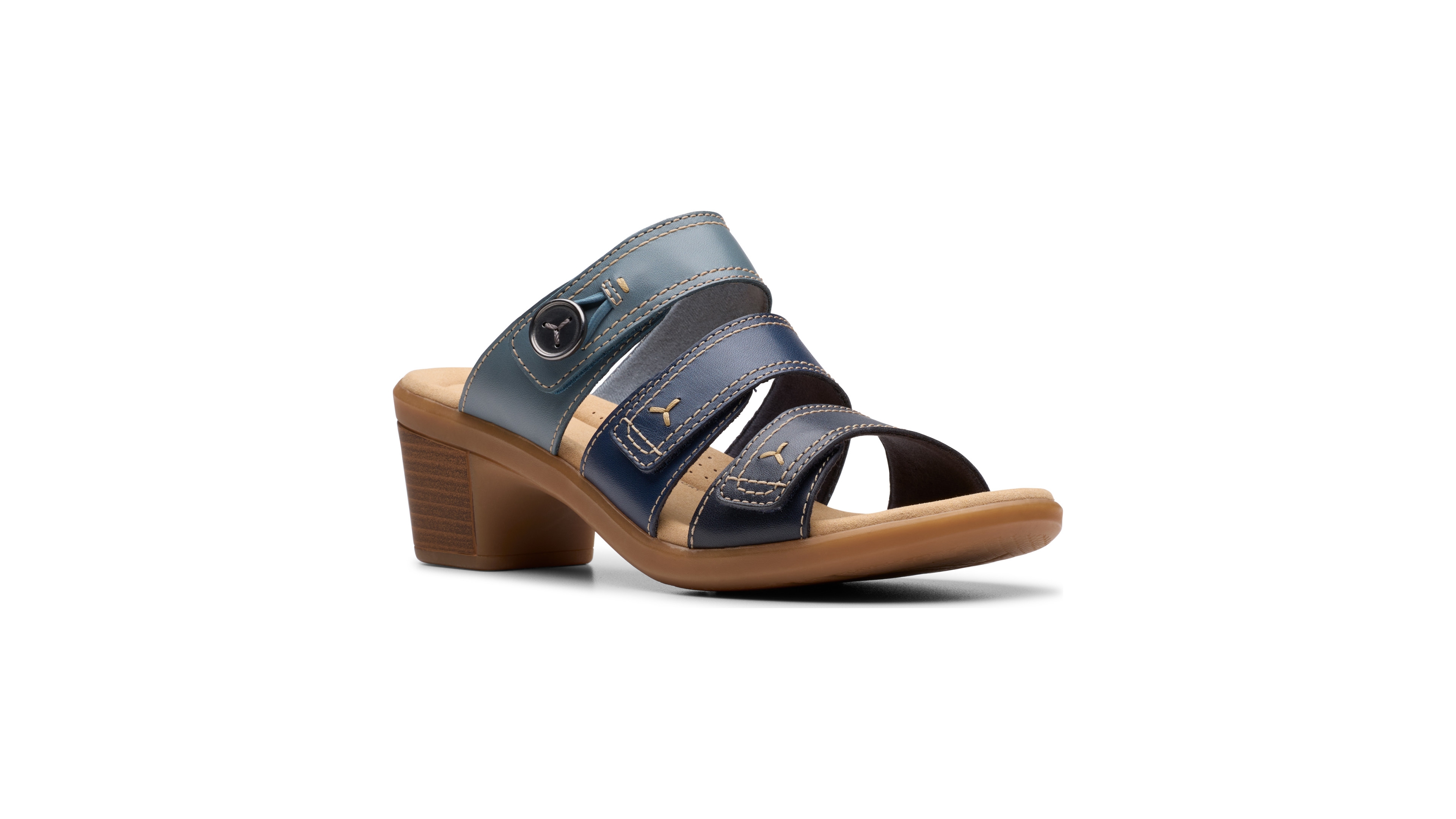 Clarks Collection Women's Emily2 Adella Block Heel Sandals
