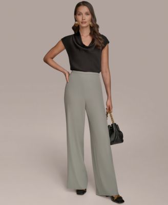 Women's Wide-Leg Pull-On Pants