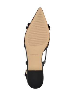 Women's Grean Pointy Toe Slingback Flats