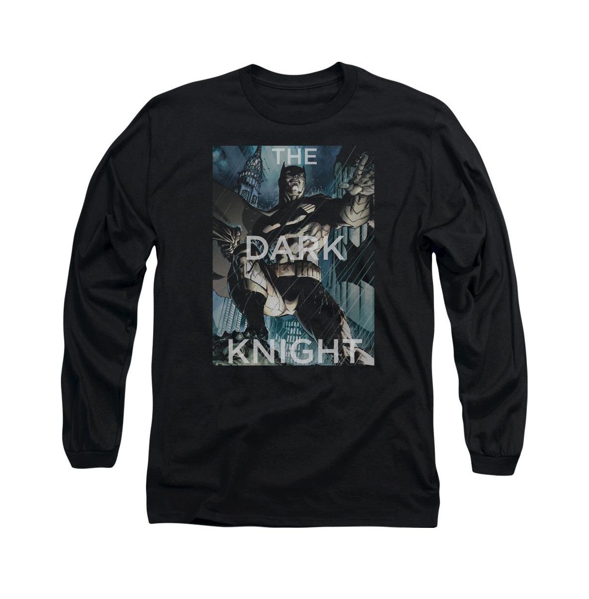 Men's Fighting The Storm Long Sleeve Adult Tee / T-Shirt - Black