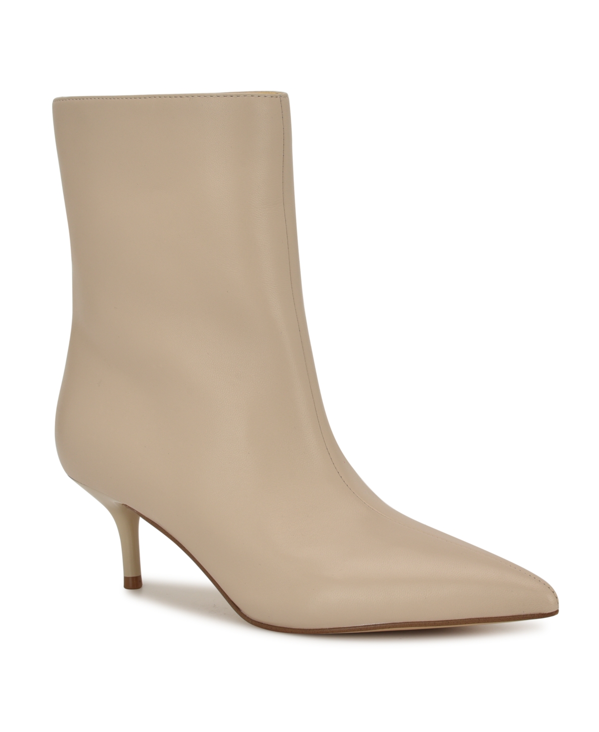 Women's Charma Kitten Heel High Ankle Booties - Deep Red Patent