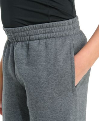 Big Boys Elastic-Waistband Essential Big Logo Fleece Heather Jogger Pants