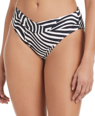 Bar III - Women's Wild One V-Waist High-Leg Bikini Bottoms, Exclusively at Macy's