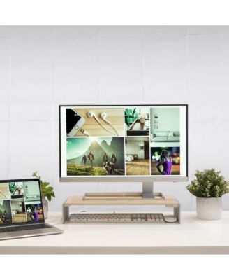 JCT425 Multi Function Monitor Stand with USB Type-C 4K & USB 6-Port HUB with Power Delivery