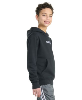 Big Boys Long-Sleeve Essential Linear Embroidered Fleece Pullover Hoodie	