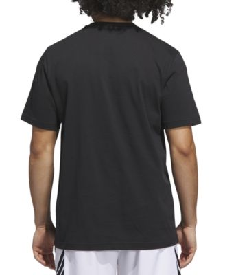 Men's Basketball Hoop Logo Graphic T-Shirt