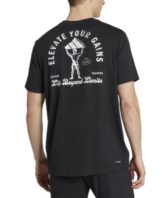 adidas - Men's Elevate Your Gains Logo Graphic T-Shirt