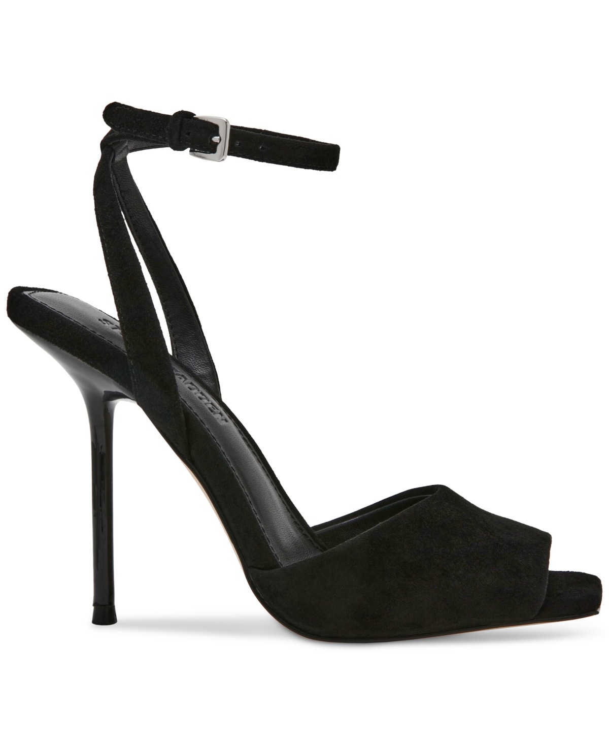 Steve Madden Lilac Two-piece Dress Sandals In Black