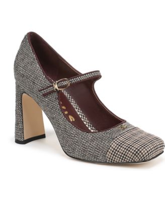 Women's Elora Blade-Heel Capped-Toe Mary Jane Pumps
