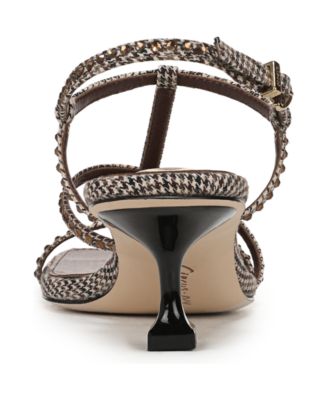 Women's Jaida Glitz Strappy Kitten Dress Sandals