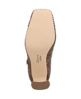 Women's Elora Glitz Blade-Heel Mary-Jane Pumps