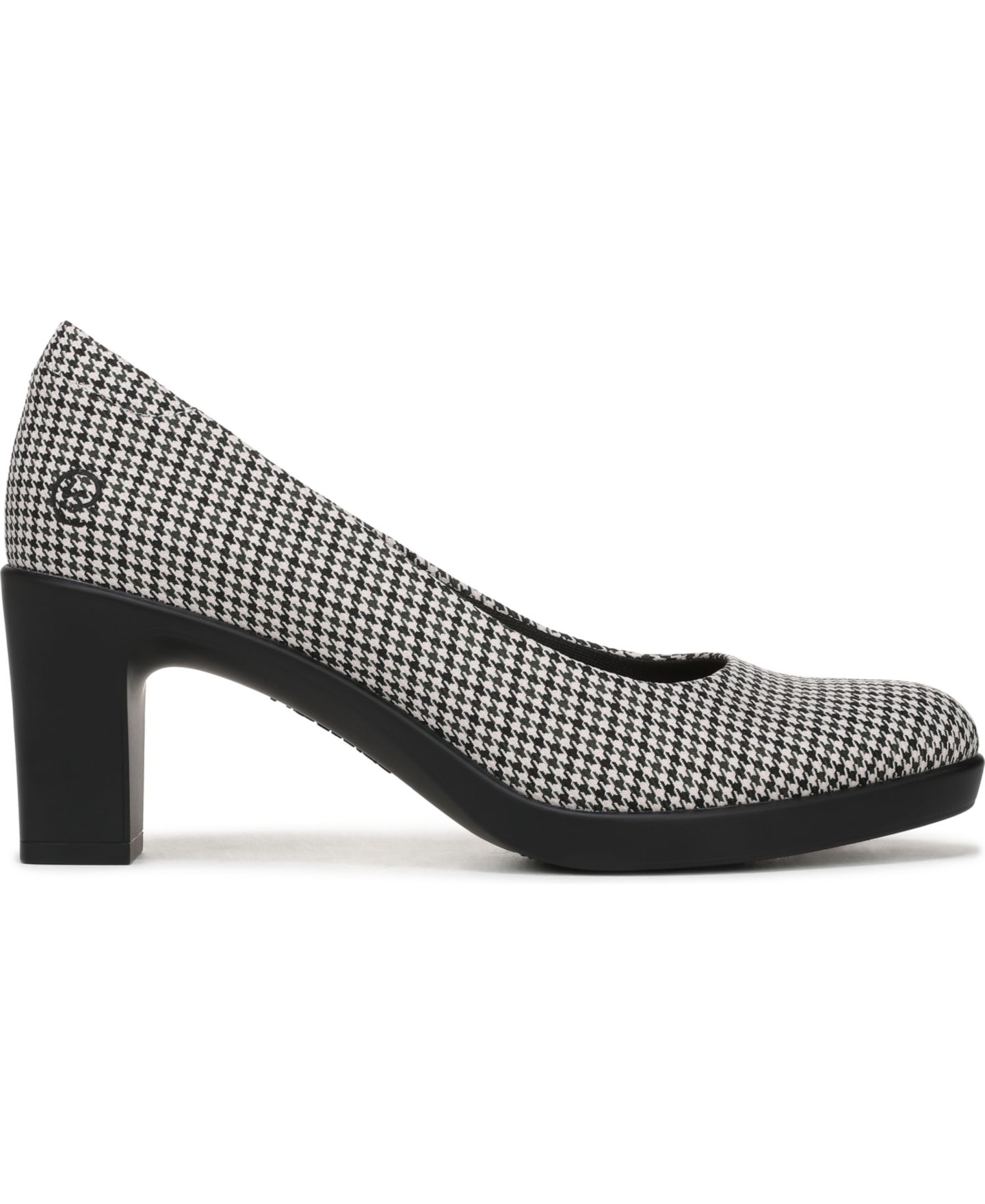 Женские туфли LifeStride Elevate Block Heel Dress Pumps, цвет: Чёрная гусиная лапка — фото 2