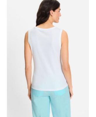 Women's Round Neck Sleeveless Shell