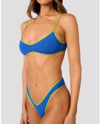 Women's Scoop Neck Tie Back Top