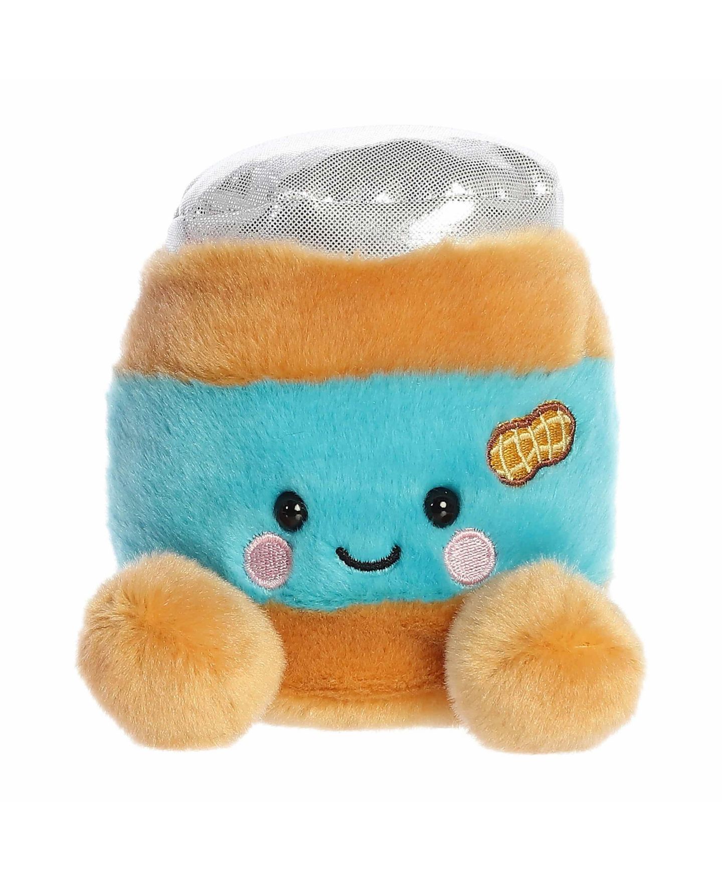 Детская мягкая игрушка Aurora Mini Petey Peanut Butter Palm Pals 4.5" Plush, цвет: Коричневый — фото 1