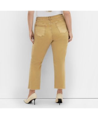 Plus Size Harley Fit Clover Row Straight Jean