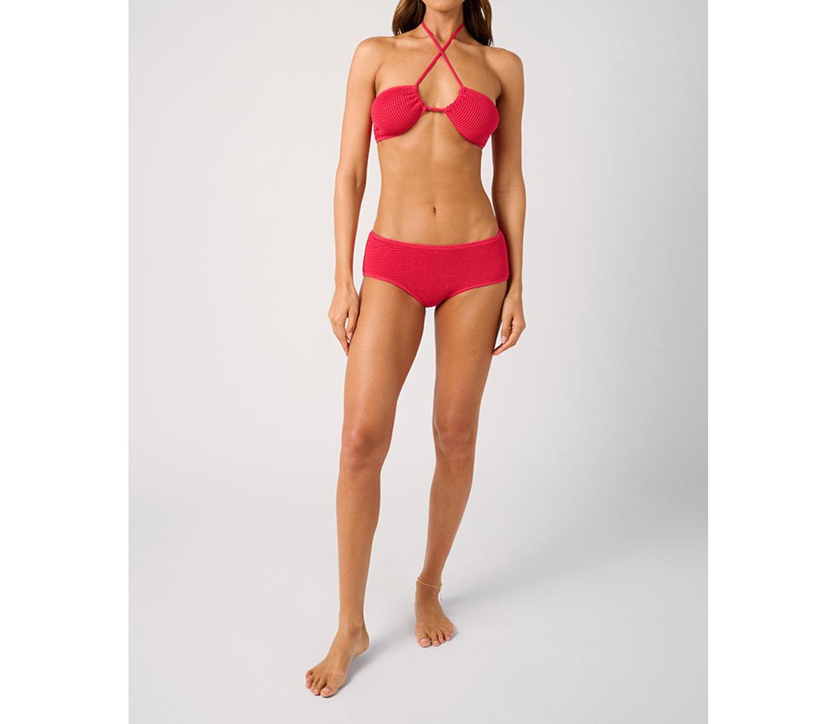 Low Rise Swim Short - Hot pink