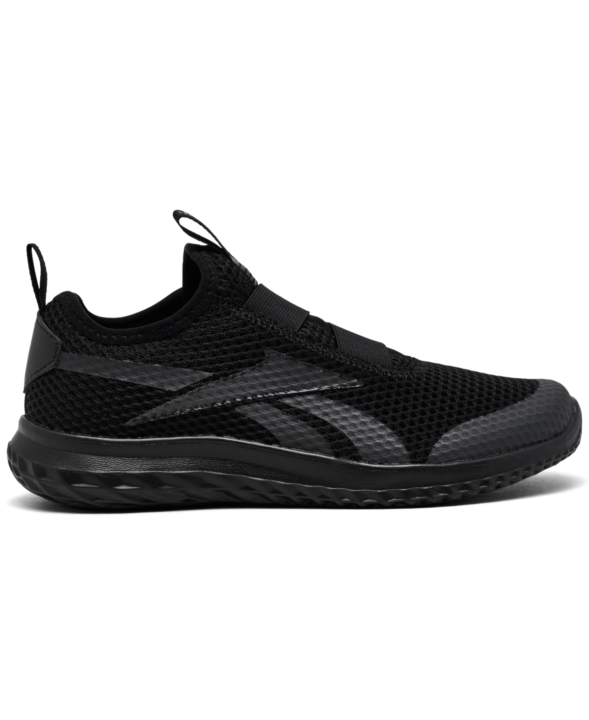 Reebok Little Kids Rush Runner Slip-on Casual Sneakers From Finish Line In Black