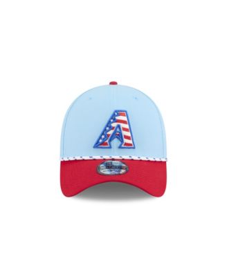 Men's Light Blue/Red Arizona Diamondbacks 2025 Fourth of July 39THIRTY Flex Hat