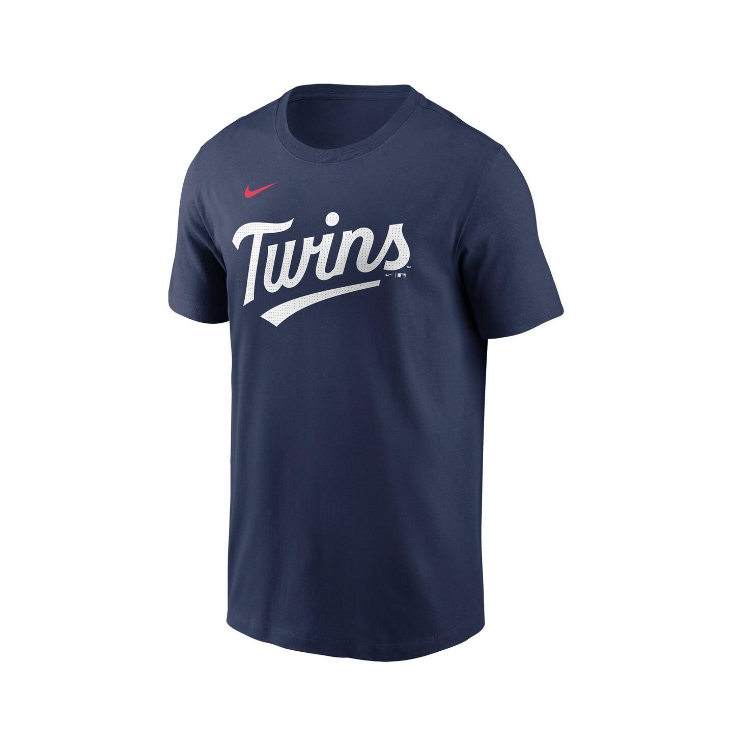 Мужская футболка Nike Christian Vazquez Navy Minnesota Twins Fuse Name & Number — фото 2
