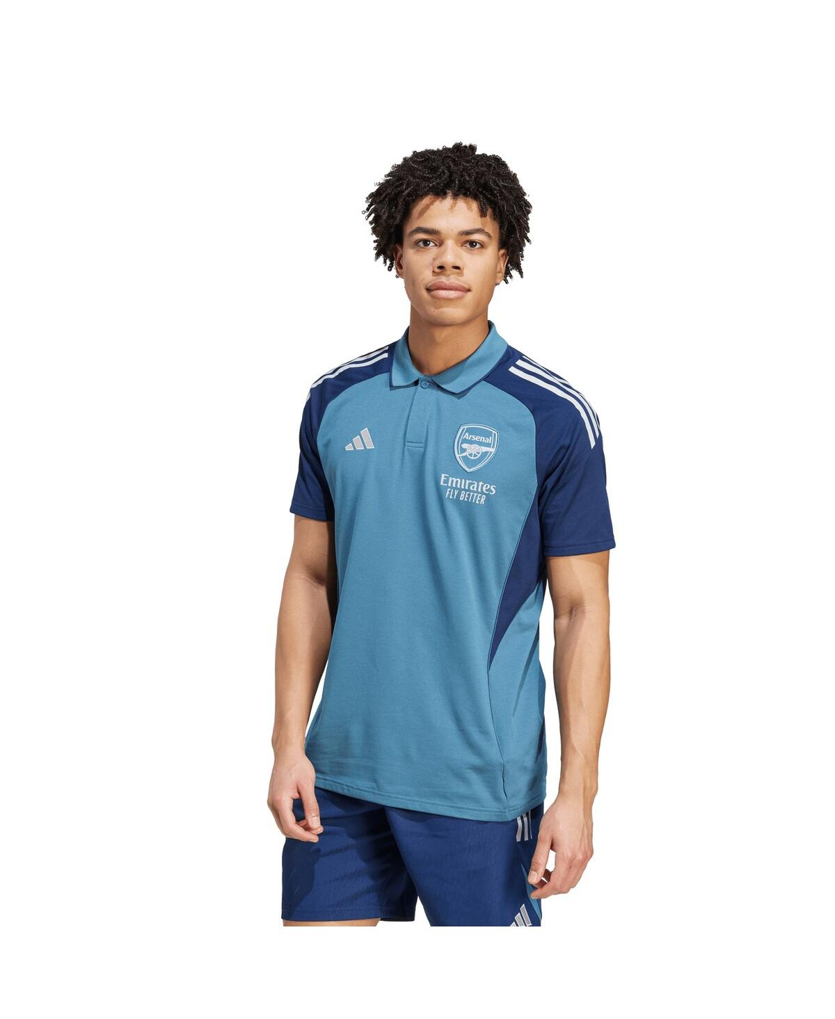 Men's Light Blue Arsenal 2025/26 Training Polo Shirt - Light Blue