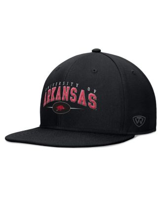 Top of the World - Men's Black Arkansas Razorbacks Bullpen Snapback Hat