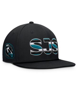 Fanatics - Men's Black San Jose Sharks Authentic Pro Alternate Jersey Snapback Hat