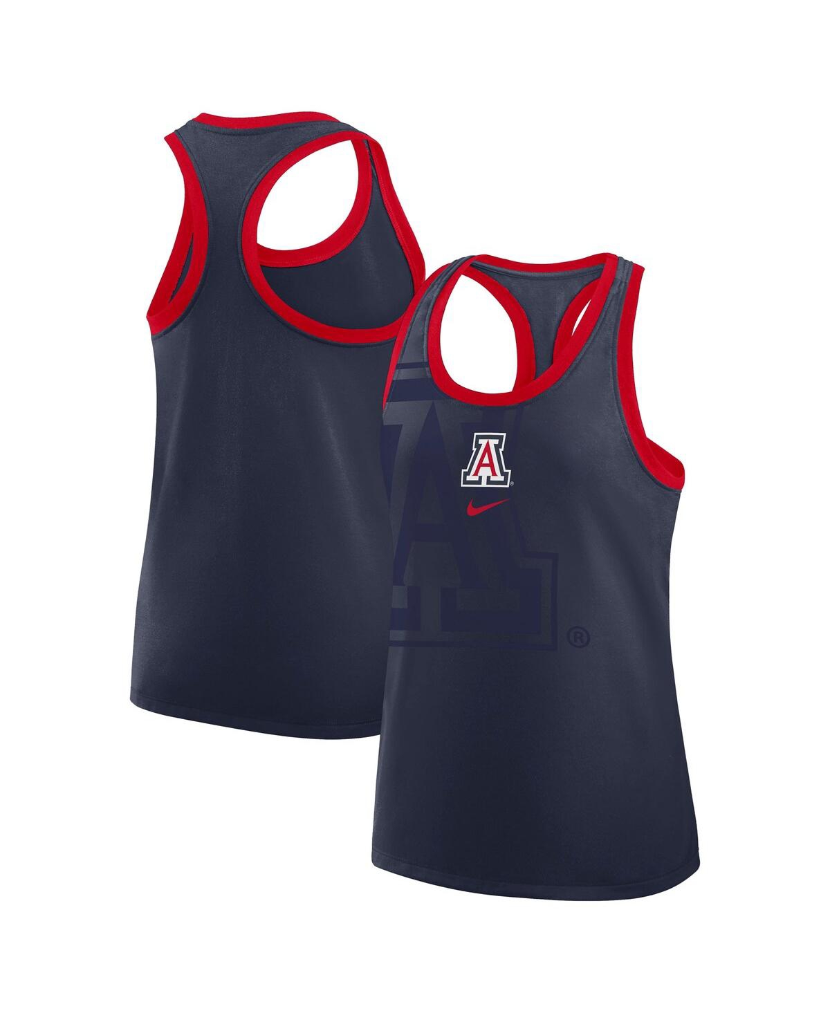 Women's Navy Arizona Wildcats Primetime Racerback Tri-Blend Tank Top - Navy