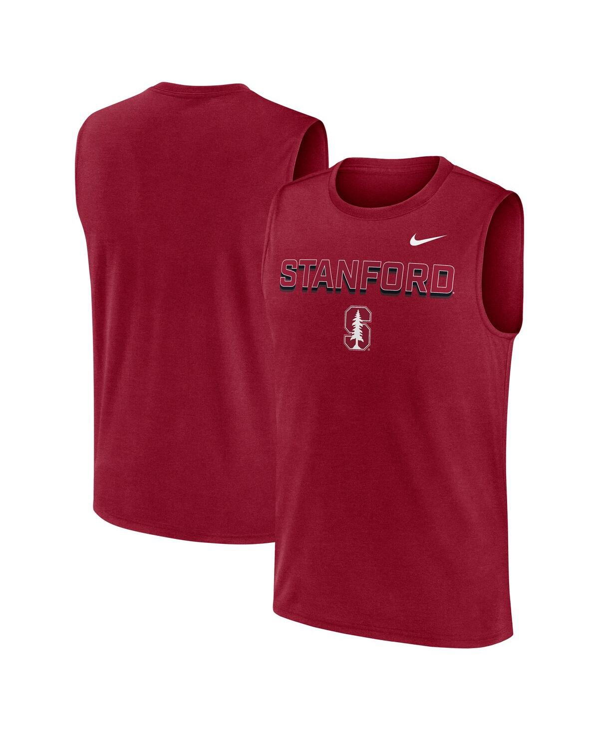 Men's Cardinal Stanford Cardinal Primetime Tricode Legend Performance Tank Top - Cardinal
