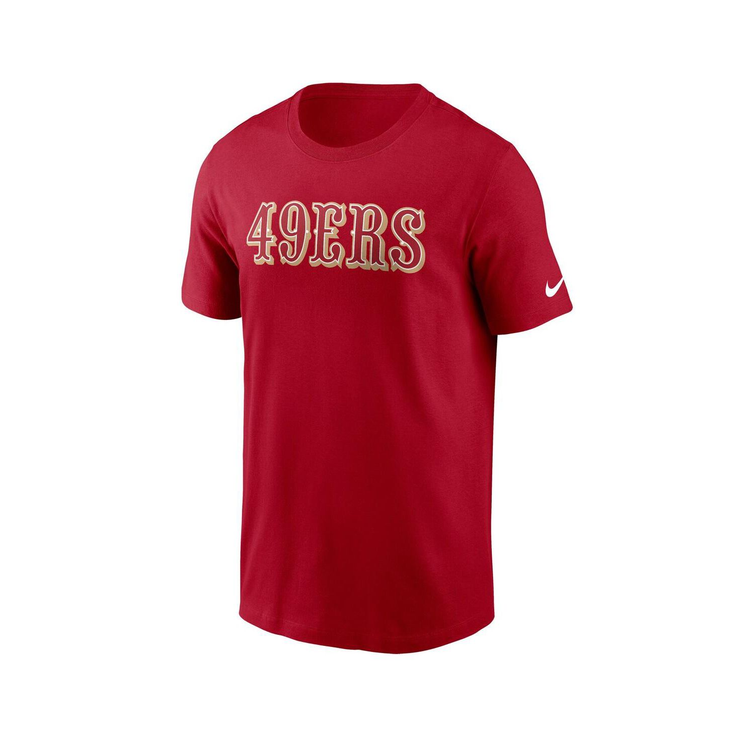 Men's Scarlet San Francisco 49ers Primetime Wordmark Essential T-Shirt
