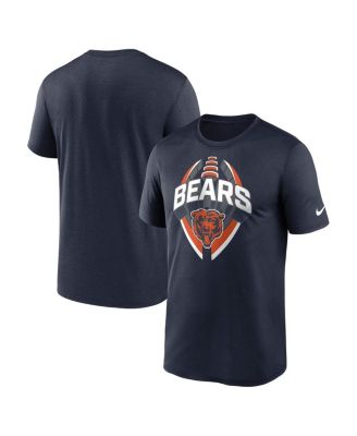 Nike - Men's Navy Chicago Bears Big Tall Primetime Legend Icon Performance T-Shirt