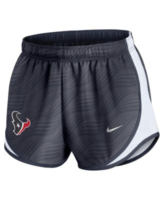 Women's Navy Houston Texans Tempo Performance Shorts