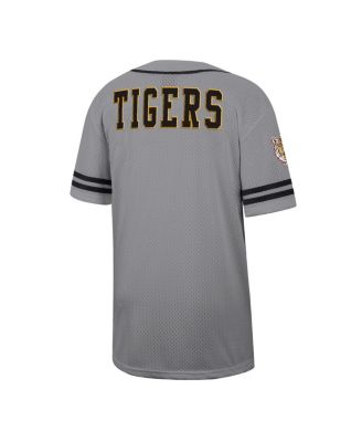 Men's Gray Grambling Tigers Free Spirited Baseball Jersey