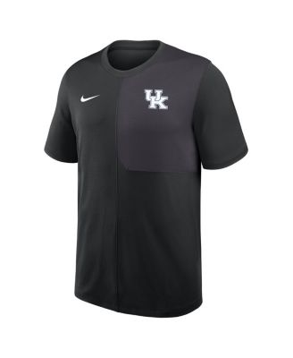 Men's Black Kentucky Wildcats 2025 Sideline UV Performance Coach T-Shirt