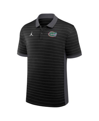 Men's Black Florida Gators 2025 Early Season Coaches Sideline Victory Stripe Performance Polo Shirt