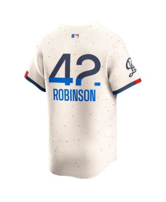 Men's Jackie Robinson Cream Los Angeles Dodgers City Connect Limited Player Jersey