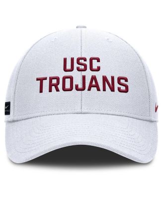 Men's White USC Trojans Rise Practice Adjustable Hat
