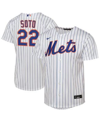 Nike - Big Boys and Girls Juan Soto White New York Mets Home Replica Jersey