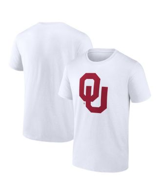 Fanatics - Men's White Oklahoma Sooners Primary Logo T-Shirt