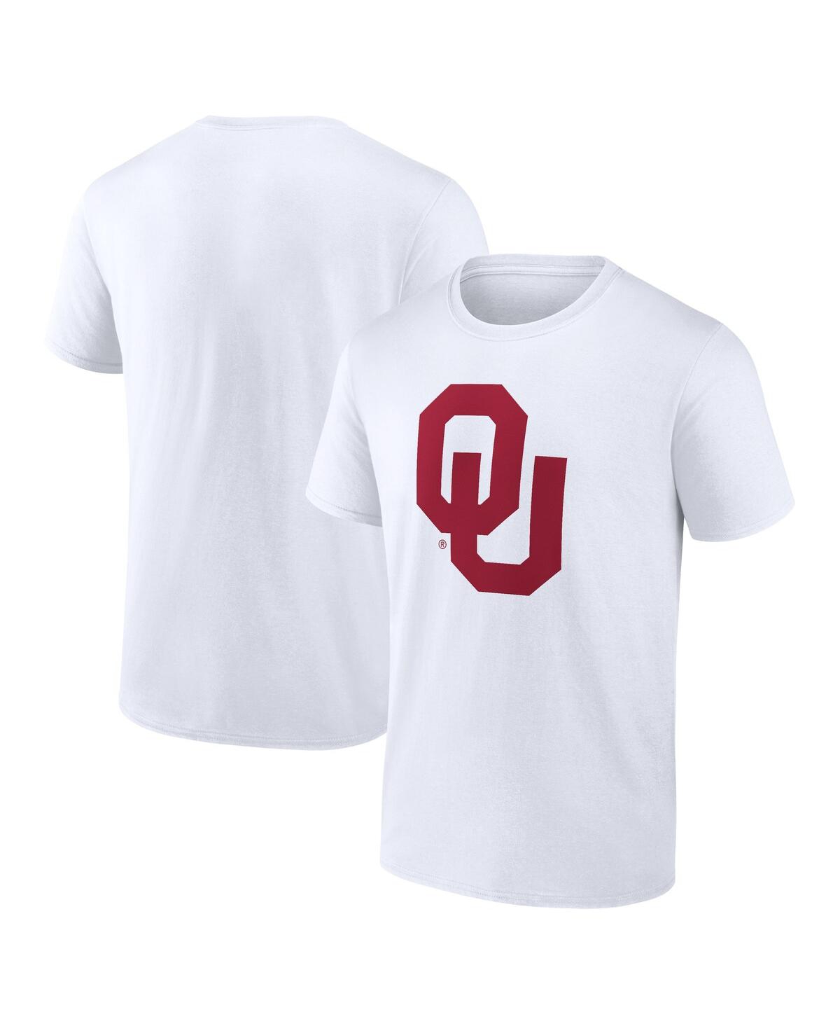 Men's White Oklahoma Sooners Primary Logo T-Shirt - White