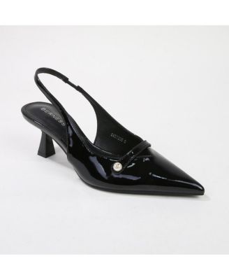Caris Patent Slingback Pump